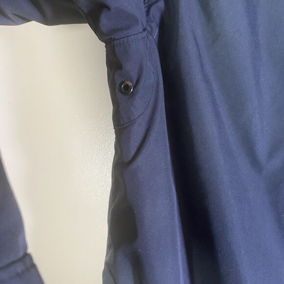 Vintage Polo Ralph Lauren Hooded Jacket Mens Large Black Red Pony Preppy - Picture 10 of 16